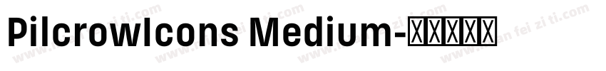 PilcrowIcons Medium字体转换